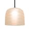 Besa Lighting Mitzi 10 Stem Pendant, Salmon, Black Finish, 1x9W LED 1TT-MITZI10SA-LED-BK - alternate 1