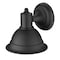 Homeroots Matte Black Aluminum Wall Sconce 398463 - alternate 2