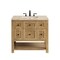 James Martin Vanities Breckenridge 36" Single Vanity, Light Natural Oak, w/ 3 CM Tajnar Eclos Top 330-V36-LNO-3TJR - alternate 1