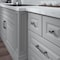 Richelieu Hardware Mirabel Collection 1 1/2-in 38 mm x 15/16-in 24 mm Antique Nickel Transitional Cabinet Knob BP79538143 - alternate 5