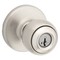 Kwikset Keyed Entry Knob, Satin Nickel 400P156ALRCSK3BX - alternate 1