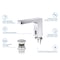 Kibi Blaze Touchless Bathroom Faucet with Pop-Up Drain, Plug-In or Battery Powered C-KBF1030CH - alternate 8