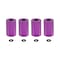 True Spike LUG NUTS Fits 51 Millimeter Lug Nuts Purple Aluminum Round Shape Set Of 4 LGS002PR - alternate 1