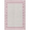 Homeroots 8' X 10' Pink And Ivory Striped Washable Indoor Outdoor Area Rug 610495 - alternate 8