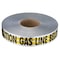 Empire Level CAUTION GAS LINE BURIED BELOW -Premium Reinforced Detectable  Yellow Utility Tape  2in x 1000ft 38-027 - alternate 1