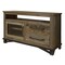 Homeroots 51" Brown Solid Wood Cabinet Enclosed Storage Distressed TV Stand 528720 - alternate 5