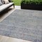 Homeroots 5' X 8' Plum And Silver Oriental Washable Indoor Outdoor Area Rug 631132 - alternate 1