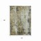 Homeroots 10' X 14' Pewter And Ivory Abstract Washable Indoor Outdoor Area Rug 616189 - alternate 7