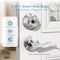 Wrightmaster 3 in 1 Corded Zinc Smart Lock Deadbolt, Keyless Entry Door Lock with Fingerprint Digital, APP Contr ZR-DF01T-SR - alternate 6