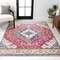 Jonathan Y Bohemian FLAIR Boho Vintage Medallion Fuchsia/White 4 ft. x 6 ft. Area Rug BMF106C-4 - alternate 1
