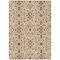 Homeroots 5' X 8' Ivory Brown And Red Floral Washable Indoor Outdoor Area Rug 604596 - alternate 4