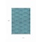 Homeroots 10' X 14' Teal Blue Fern Green And Ivory Geometric Washable Indoor Outdoor Area Rug 615241 - alternate 5