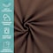 Arkwright Home Cozy Soft Polar Fleece Throw 50x60 Brown (12pk), 12PK FLC-PLR-5060-BR - alternate 3
