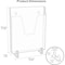 Acrimet Pocket File Holder Vertical Brochure Display (Wall or Countertop, Letter, Crystal) 863 - alternate 5