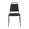 Flash Furniture HERCULES Series Trapezoidal Back Stacking Banquet Chair in Black Fabric - Black Frame, 4PK 4-FD-BHF-2-BK-BK-GG - alternate 6