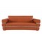 Homeroots 89" Camel Italian Leather Sofa With Silver Legs 476520 - alternate 1