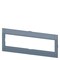 Siemens cover frame for door cutout 183.6 x 45.65 mm WxH accessory for: loadside 3VA9304-0SB40 - alternate 1