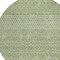 Homeroots 8' Green And Ivory Round Chevron Washable Indoor Outdoor Area Rug 612252 - alternate 5