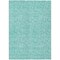 Homeroots 9' X 12' Teal Blue And Ivory Floral Washable Indoor Outdoor Area Rug 581886 - alternate 5