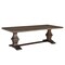 Homeroots 96" Brown Solid Wood Trestle Base Dining Table 565247 - alternate 1