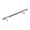 Amerock Urbanite 6-5/16 in 160 mm Center-to-Center Polished Chrome/Black Chrome Cabinet Pull BP77816026BCR - alternate 1