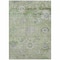 Homeroots 3' X 5' Mint Green And Gray Floral Washable Indoor Outdoor Area Rug 604078 - alternate 6