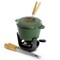Megachef Enameled Cast Iron Fondue Pot with 6 Serving Forks in Green MCCI-001 - alternate 6