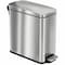Hls Commercial 3 Gallon Step Trash Can With Plastic Liner HLSS03R - alternate 1