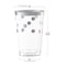 Smarty Had A Party 12 oz Clear with Silver Dots Round Disposable Plastic Tumblers 240 Cups, 240PK 518-S-CASE - alternate 8