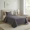 Lavish Home 2-Piece Twin Quilt Set Bedspread & Pillow Sham with Embossed Diamond Pattern Lightweight Quilt Set 66-001-TGY - alternate 6