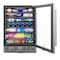 Koolmore 23.4 in. Stainless Steel, Glass-Door Built-In Refrigerator and Beverage Cooler 5 Cu. ft. KM-BIR5C-GD - alternate 6