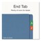 Pendaflex Colored Reinforced End Tab Fastener Folders, Straight Tab, Exp 0.75", 2 Fasteners, Legal, Blue, 50PK 1007058 - alternate 3