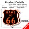 Signmission Hawg Us 66, 18 inch X 18 inch, Plastic Sign, 2PK SHI-P-2PACK-18-478 - alternate 3