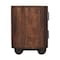 Homeroots 21" Brown Solid Wood Distressed Two Drawer Nightstand 712843 - alternate 8
