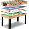 Serenelife Multi Game Table, 48 in Sports Arcade Games with Accessories, Ping Pong, Hockey, Pool Billiards SLMTGTBL41 - alternate 1
