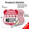 Signmission Private Property Shield Sign No Skateboa, 6 inch X 6 inch, Vinyl Decal, 5PK SHI-D-5PACK-6-442 - alternate 4