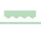 Teacher Created Resources Mint Green Scalloped Rolled Border Trim, 50 Feet Per Roll, 3PK TCR8933 - alternate 2