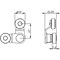 Siemens Fork lever for position switch 3SE51 2 x lever made of stainless steel with 3SE5000-0AT04 - alternate 2
