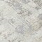 Homeroots 8' Ivory And Gray Round Abstract Washable Indoor Outdoor Area Rug 597976 - alternate 7
