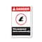 Signmission OSHA, This Equipment Starts Automatically, Size: 18in X 24in Rigid Plastic, OS-CL-P-1824-L-19972 OS-CL-P-1824-L-19972 - alternate 1