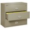 Fireking 3 Drawer, 1 Hr Fire & Impact Rated, 44" Wide Lateral Pewter 3-4422-CPE - alternate 3
