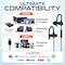 Delton Stereo Earbuds with USB Type-A and USB Type-C -Black 24ECA - alternate 5
