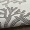 Homeroots 9' X 12' Gray Black And Ivory Nautical Indoor Outdoor Area Rug 551447 - alternate 6