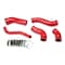 Hps Performance High Temp Reinforced Silicone Intercooler Hose Boots Kit, Red,  57-1629-RED - alternate 1