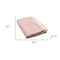 Homeroots Pastel Pink Soft Acrylic Herringbone Throw Blanket 475729 - alternate 2