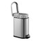 Happimess Roland Mini 2.6-Gallon Step-Open Trash Can, Platinum Silver HPM1009A - alternate 6