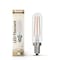 Bulbrite LED Filament, 4.5 Watt Dimmable T6 Light Bulb, Clear Glass Finish, E12 Base, 5000K, 450 Lumens, 4PK 862108 - alternate 9