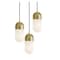 Afx Irvine 3-Light Round Pendant, 120V, 45W, 5 CCT, Light Brass IRVP05LAJUDLBRND3 - alternate 1