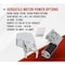 Mytee Products Dump Truck Tarp Motor with 5-Hole Mounting Pattern 90:1, 1200W TM-1200W-901 - alternate 3