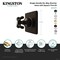 Kingston Brass Single-Handle Six-Way Diverter Valve with Square Trim Kit, Polished Brass KS4042TX - alternate 2